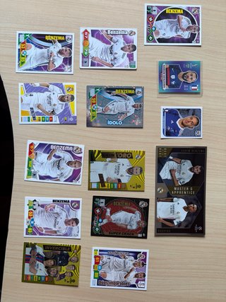 KARIM BENZEMA lote de cromos