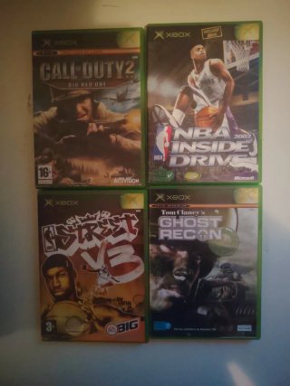 4 Juegos Xbox (Call of Duty, NBA, Ghost Recon)