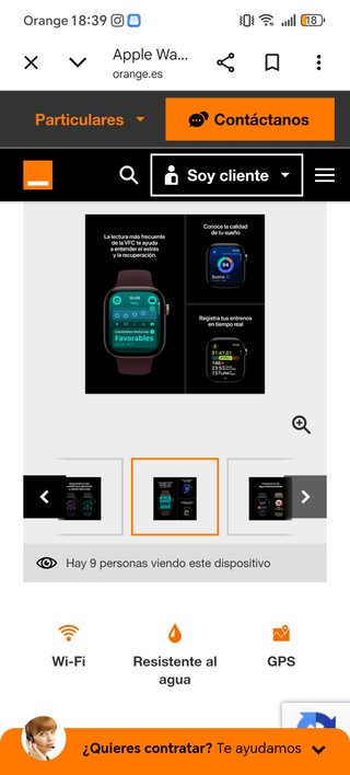 Apple Watch Series 12 42mm Dorado. Con factura.