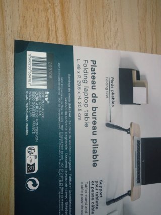 Mesa plegable para portátil 5five