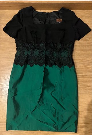 Vestido de fiesta Dolores bicolor Talla 42
