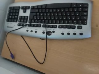 Teclado UNYKA Plata y gris