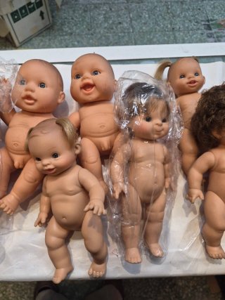 Lote de 10 muñecos bebés