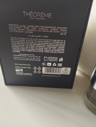 Théorème Rue Broca Eau de Parfum 90ml pour homme.
