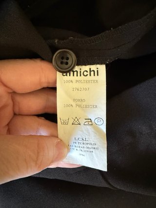 Traje Amichi Negro Talla 40