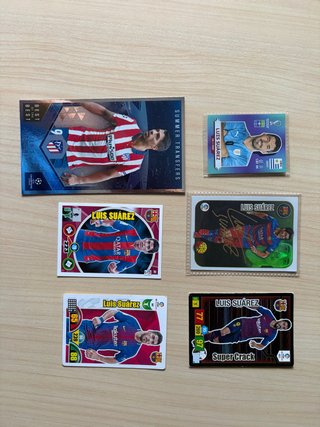 Cromos Luis Suárez y Neymar Jr