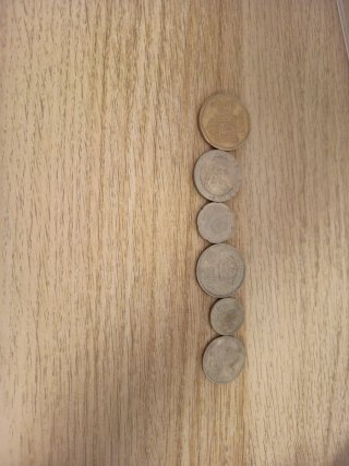 Lote de monedas pesetas