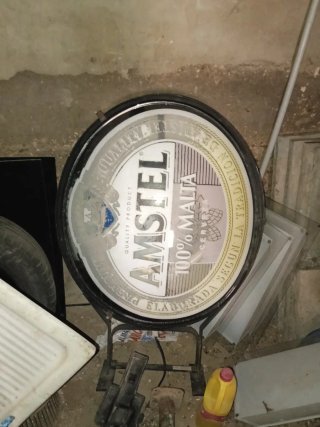 Antiguo Cartel luminoso Amstel