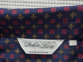 Pijama hombre estampado azul y rojo