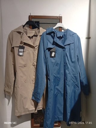 Gabardina azul Eiginker mujer para lluvia
