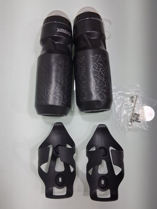 2 Portabidones bici+2 Bidones 750ml