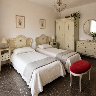 Dormitorio Vintage Estilo Luis XV