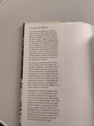 La pena de Bélgica. Hugo Claus.