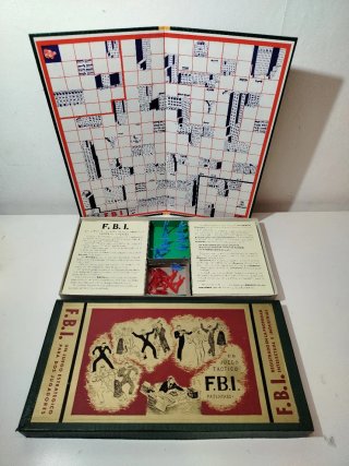 Juego de Mesa Antiguo F.B.I. Años 60