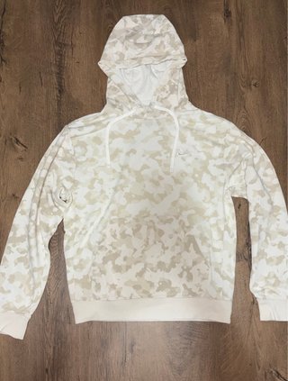 Felpa Nike con cappuccio beige
