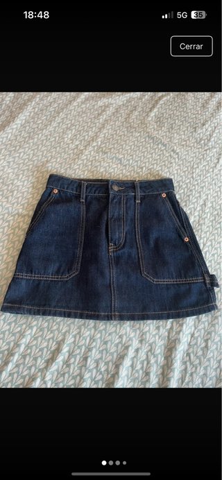 Falda vaquera Stradivarius talla 32