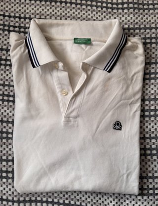 Camisa Polo Blanco United Colors of Benetton