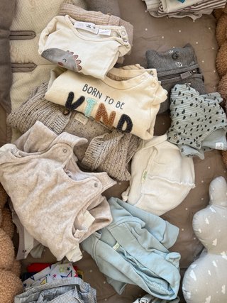Lote 8 prendas Ropa Bebé Niño 0/3 meses