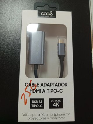 Adaptador HDMI a Tipo-C Cool USB 3.1 4K