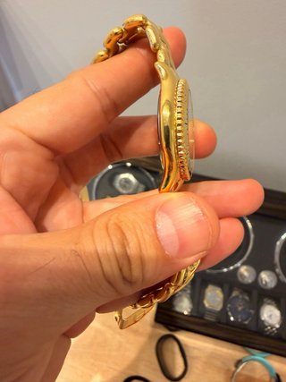 Tag Heuer Professional bañado en oro Dama