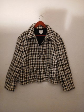 Chaquetón H&M pata de gallo