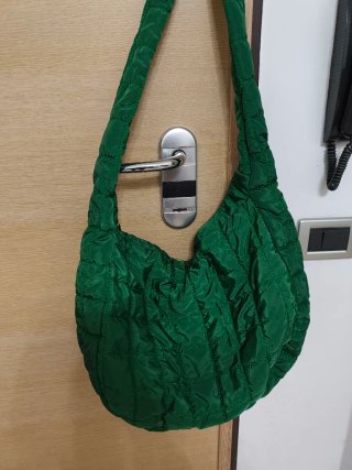 Borsa trapuntata verde