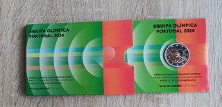 Moneda 2 Euros Portugal 2024 Equipa Olímpica