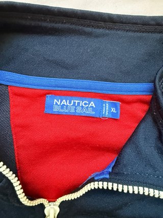Chaqueta Deportiva Nautica Azul y Roja
