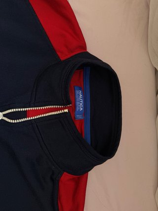 Chaqueta Deportiva Nautica Azul y Roja