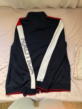 Chaqueta Deportiva Nautica Azul y Roja