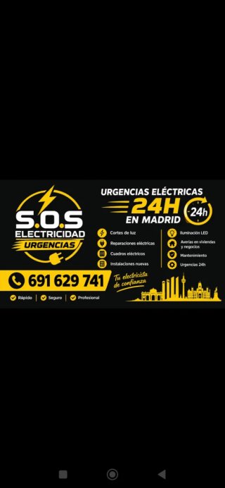 Electricista 24h en Madrid 691629741