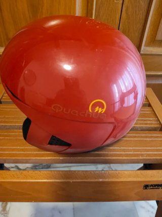 Casco de esquí Quechua rojo