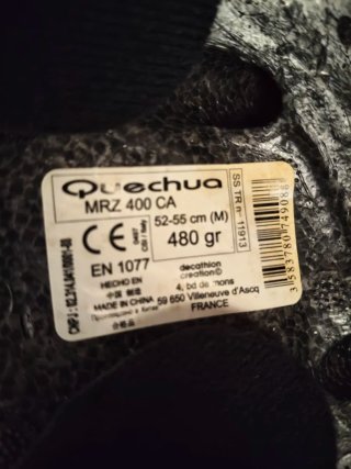 Casco de esquí Quechua rojo