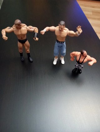 Set de 3 Muñecos de Lucha Libre WWE