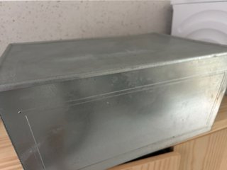 Caja Metálica Almacenaje Ikea Gris