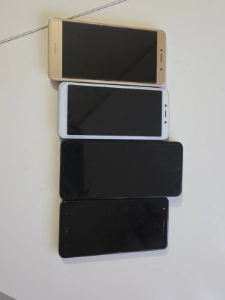 Lote 4 Móviles Huawei, Redmi y bq