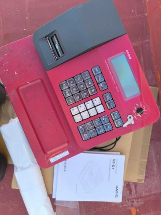 Caja Registradora Electrónica Casio SE-G1 Roja