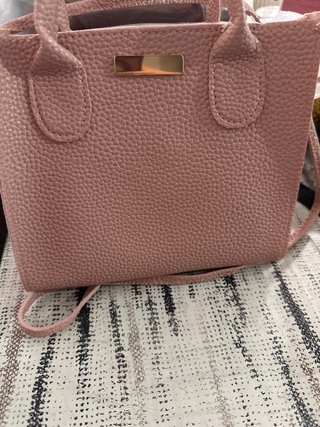 Bolso pequeño rosa palo