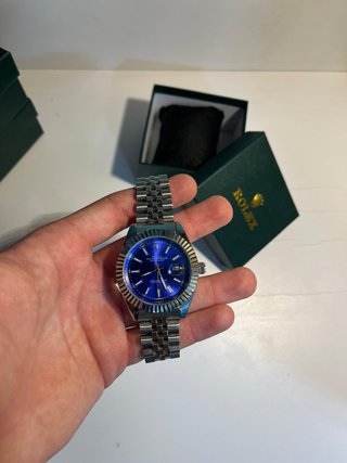 Reloj Rolex Datejust Esfera Azul