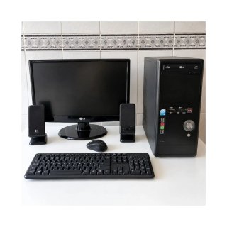 PC Completo: Torre + Monitor LG 22 + Periféricos