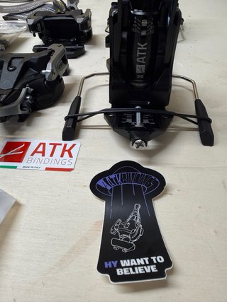 Fijaciones ATK HY 13 FREE Black/Silver