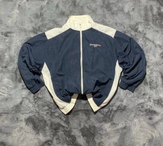 Cortavientos Reebok Azul Marino y Blanco XL