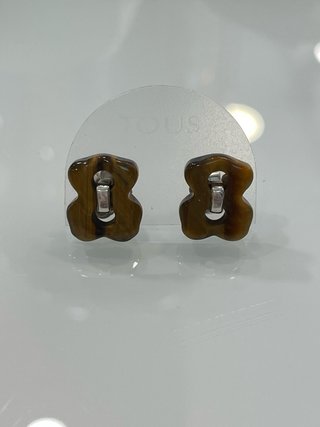 Pendientes Oso Tous Ojo de Tigre