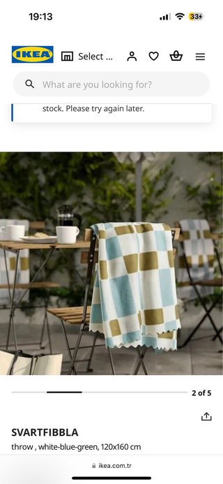 Copripiumino SVARTFIBBLA IKEA 120x160cm