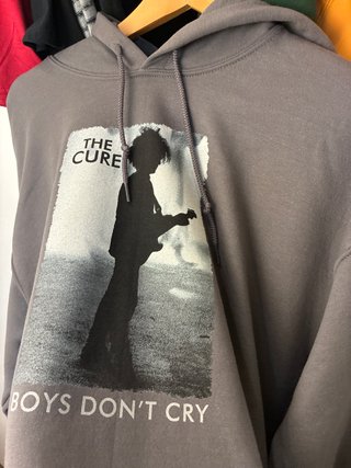 Sudadera Oficial The Cure Boys Don't Cry Gris