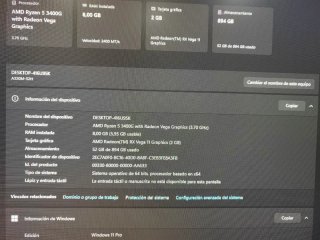 PC Ryzen 5 3400G | 16GB RAM | 1TB SSD / 500GB HDD