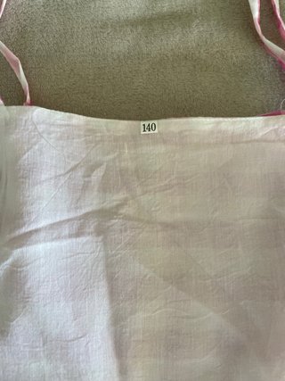Vestido rosa de cuadros o disfraz Barbie.
