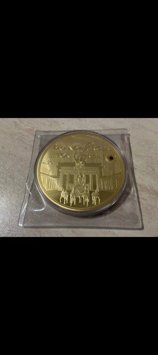 Medaglia Porta di Brandeburgo Placcata Oro