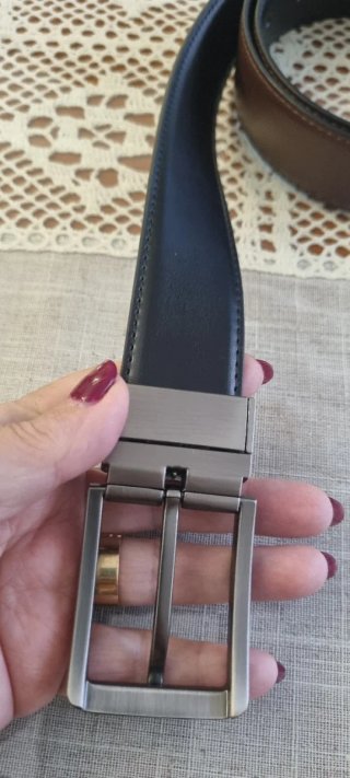 Cinturón Cuero Hombre Reversible Talla 120