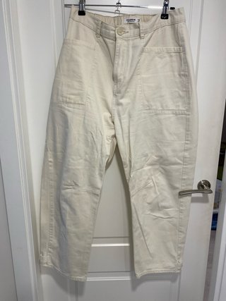Pantalones anchos beige Pull&Bear Talla M